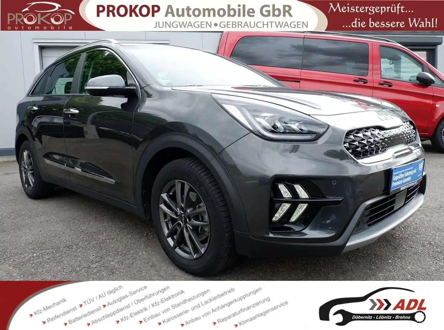 Kia Niro Vision Plug-in Hybrid ACC Kam Nav Bi-LED AHK Grijs - 1