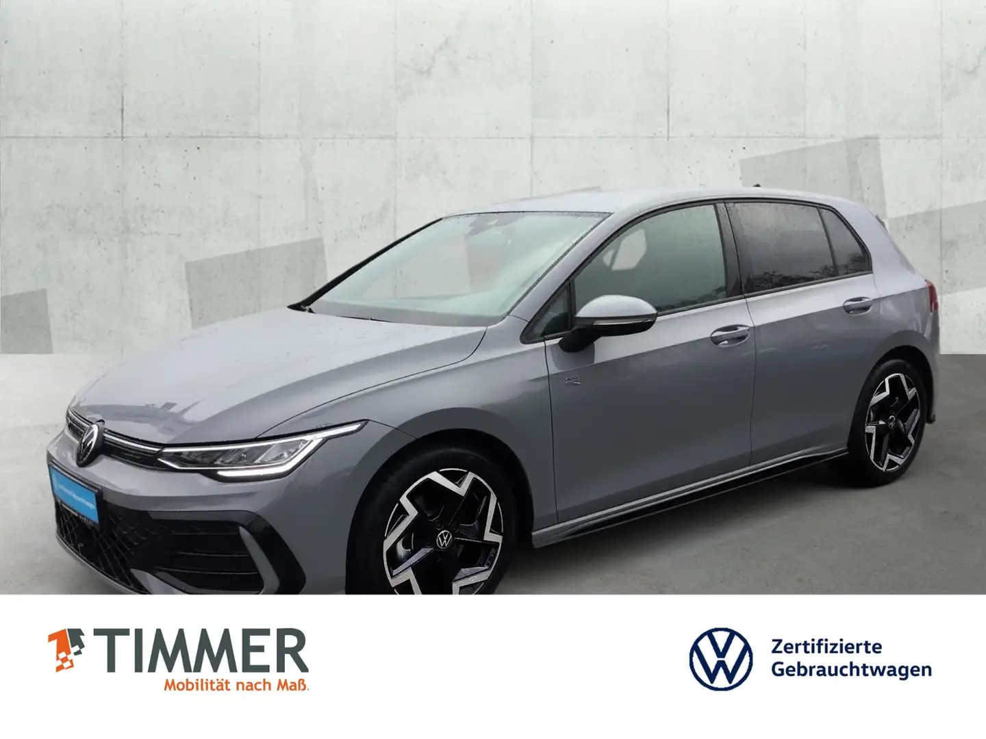 Volkswagen Golf VIII 1.5 eTSI DSG R-LINE +LED +ACC +RKAM +CARPLAY Grau - 1