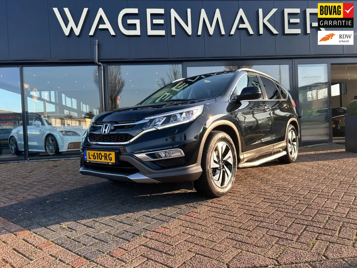 Honda CR-V 2.0 4WD Executive AUT|NAV|CAM|PANO|Leder|DealerOH Zwart - 1