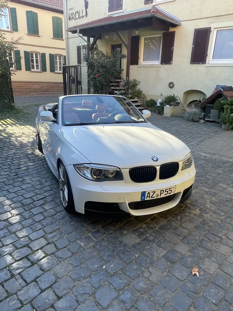 BMW 135 135i Cabrio Blanc - 1