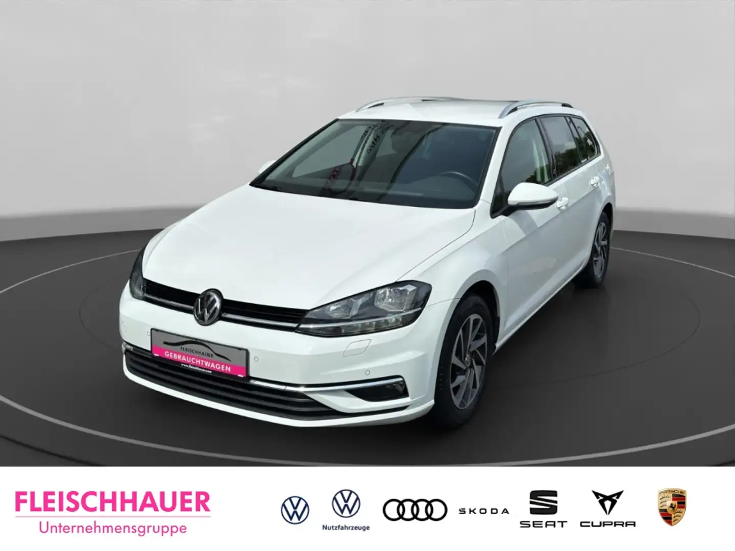 Volkswagen Golf Variant VARIANT 1,4 TSI Navi+PDC Plus+CarPlay+Climatronic Weiß - 1