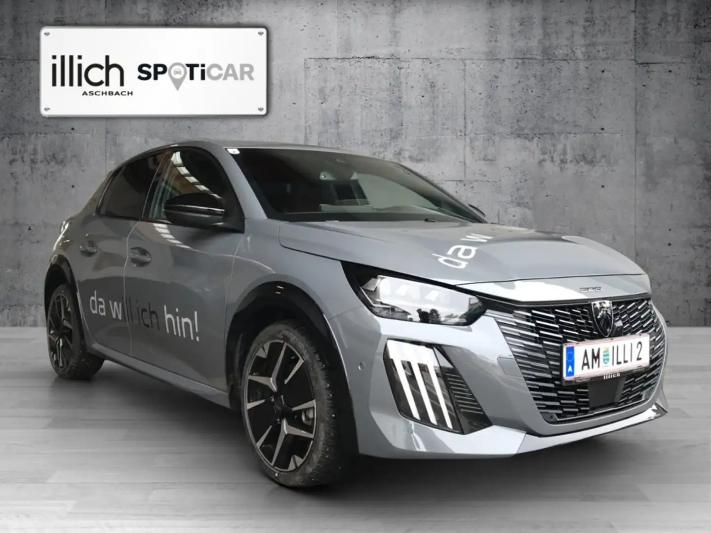 Peugeot 208 GT Hybrid 110 e-DCS6 Grau - 1