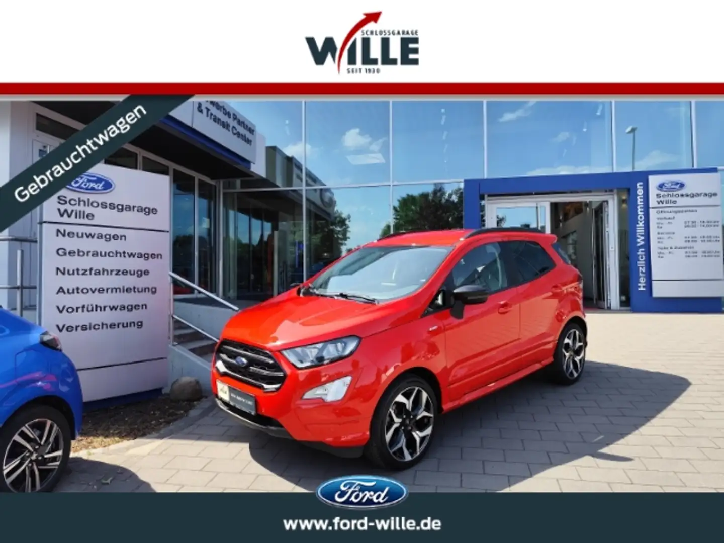 Ford EcoSport ST-Line Styling-/Fahrerassistenz-Paket Kamera Rot - 1