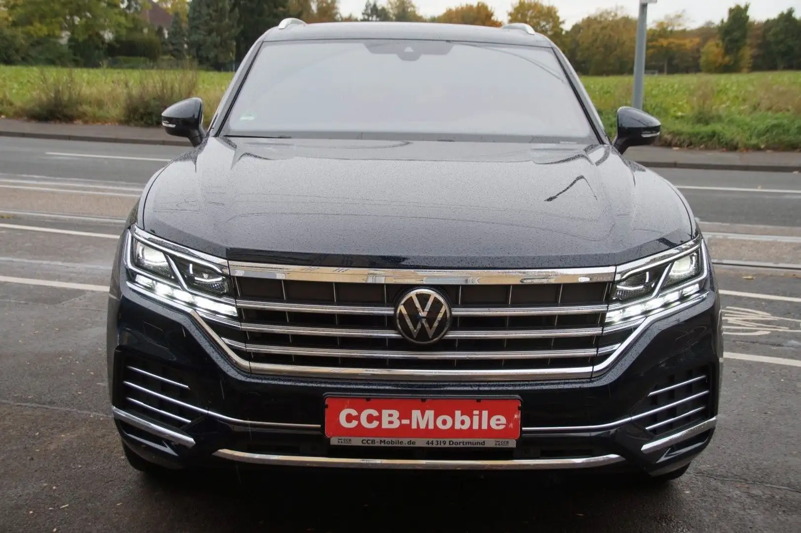 Volkswagen Touareg Elegance 4Motion*LEDER*PAN-D*STHZG*8 FAC Blau - 2