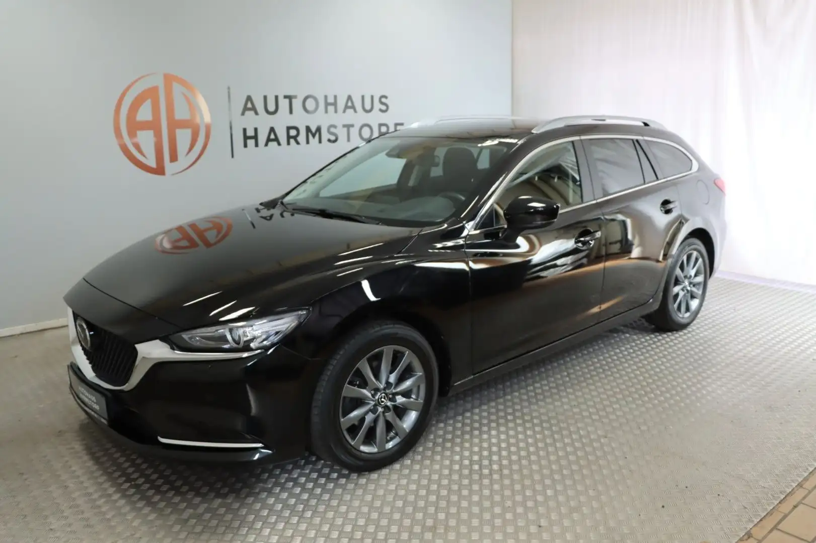 Mazda 6 Kombi Exclusive-Line LED Navi AHK Headup Noir - 2