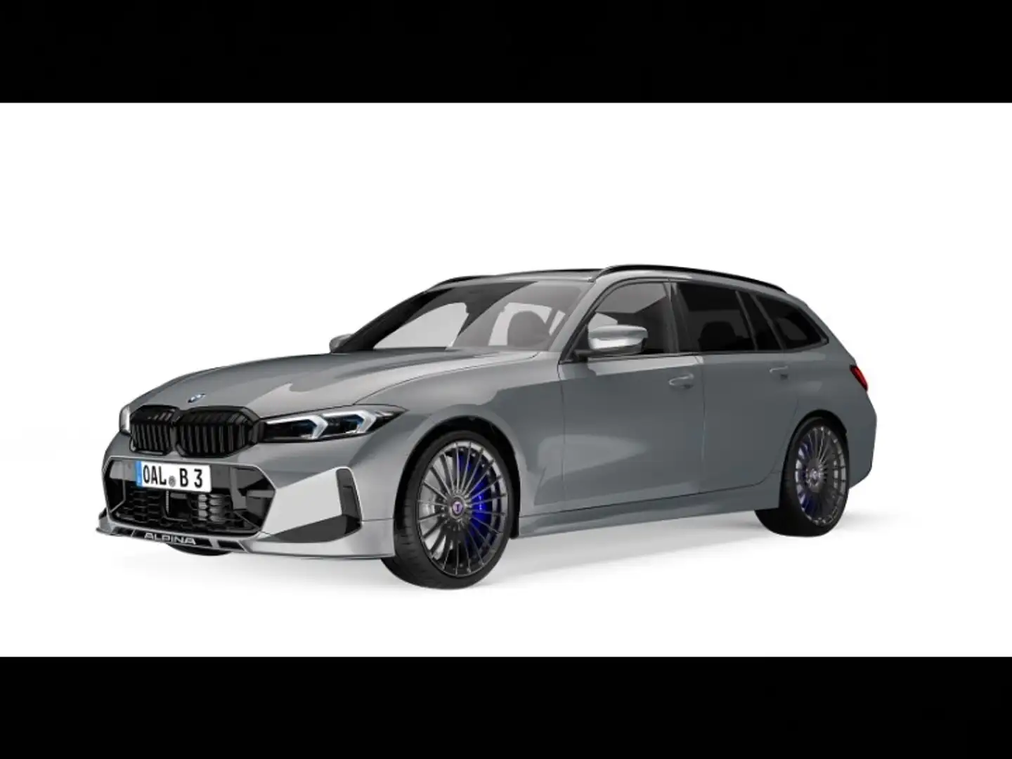 Alpina B3 TOURING. SKYSCRAPER GRAU. LEDER MERINO BLACK. Grigio - 1