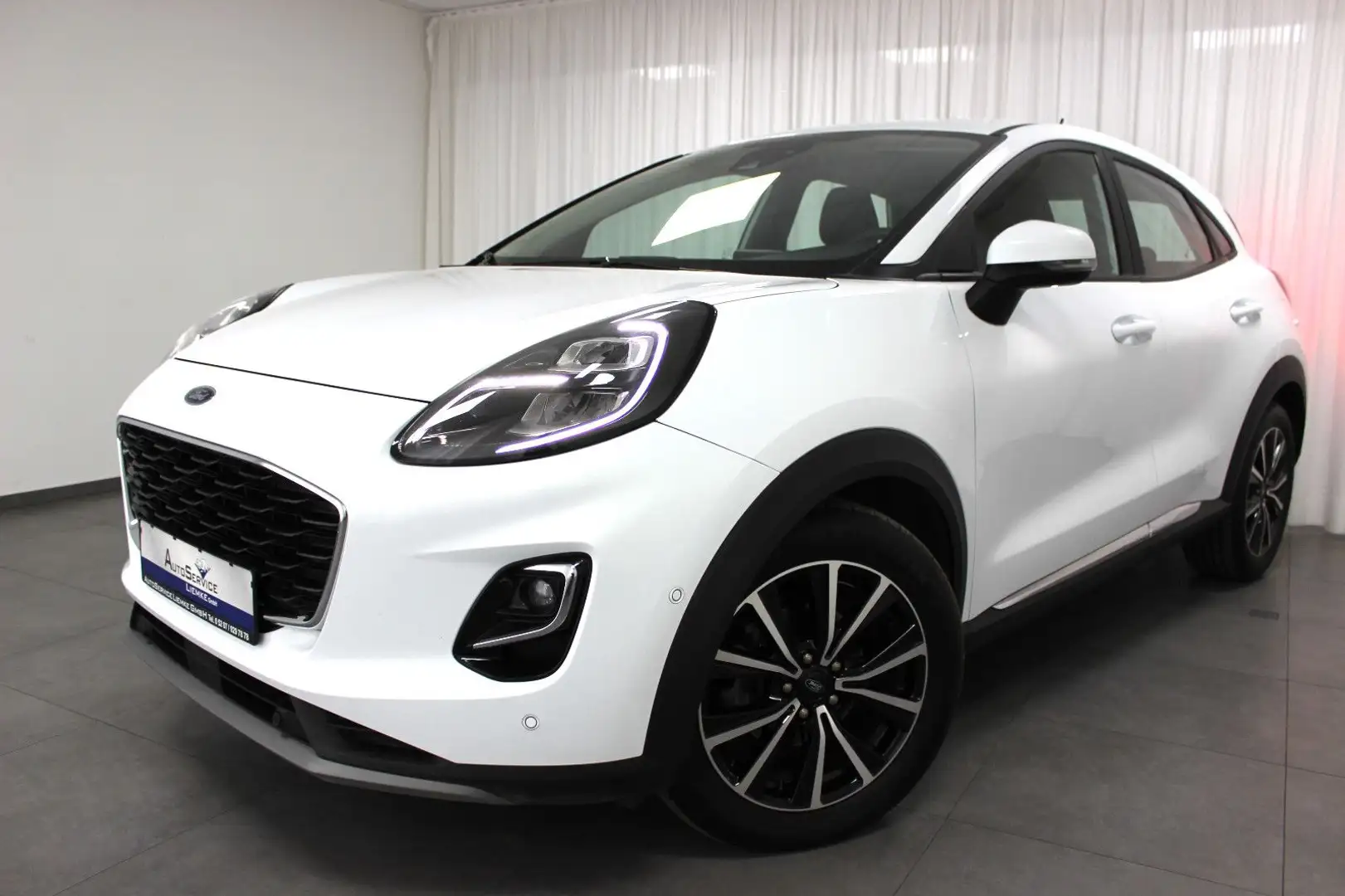 Ford Puma TITANIUM 155PS SHZ TEL NAV LED ACC Spurw. Weiß - 1