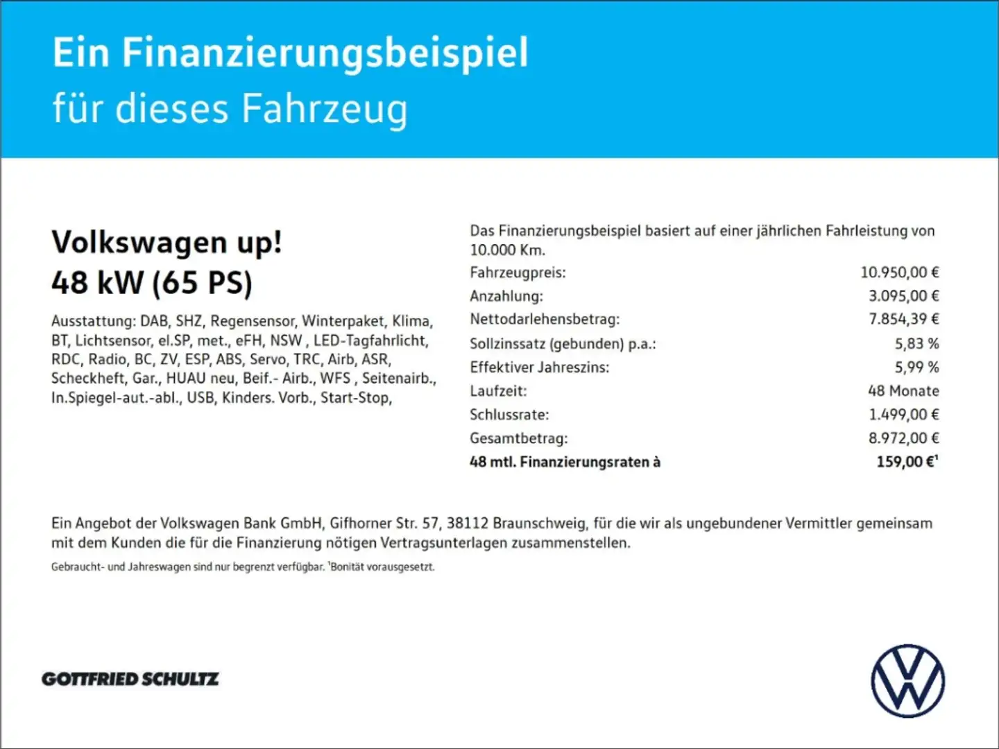 Volkswagen up! 1.0 Move KLIMA SHZ ZV E-FENSTER Silber - 2