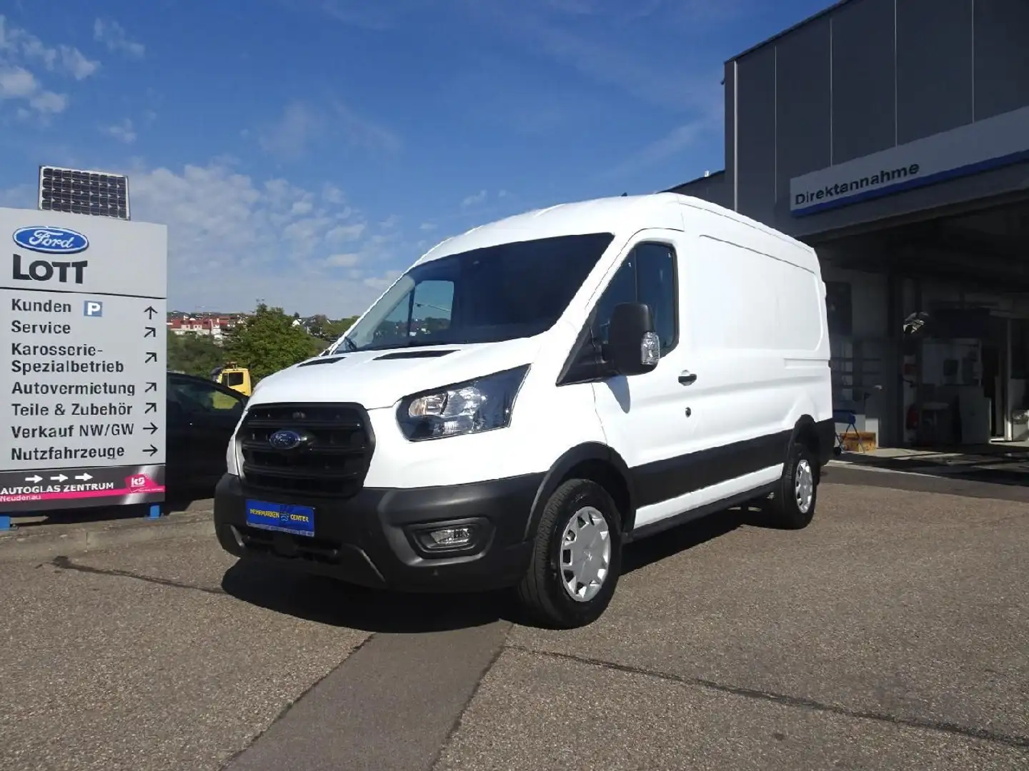 Ford Transit Kasten 350 L2 H2 Limited *KAM*TEMP*KLIMA Белый - 1
