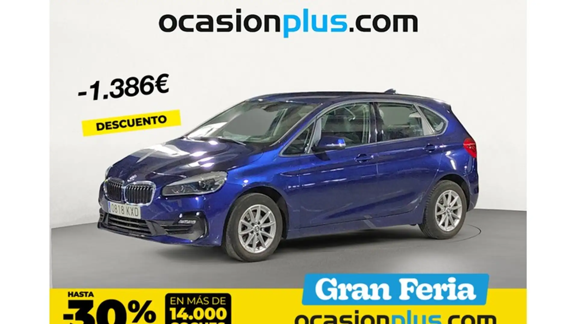 BMW 216 216d Active Tourer Bleu - 1