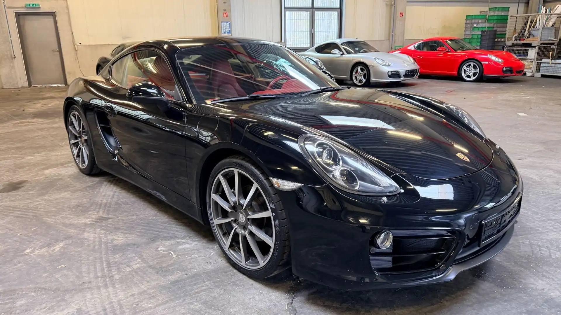 Porsche Cayman BLK/RED! 19%MWST INKL.! BUY NETTO Noir - 2