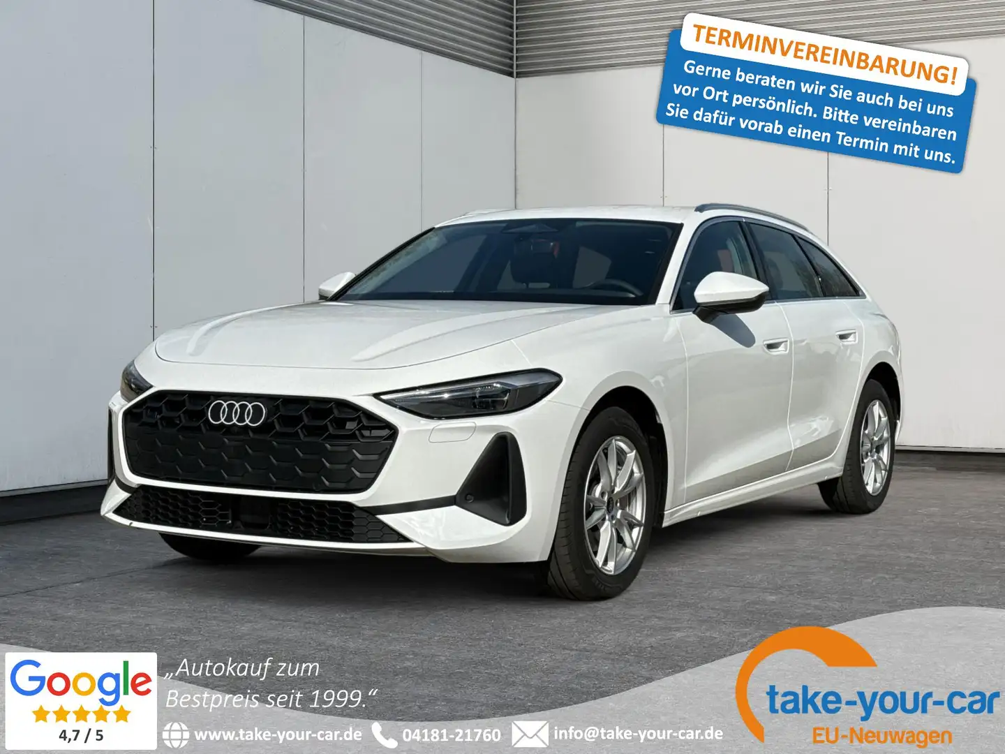 Audi A5 Avant NAVI+PDC+SHZ+EL. HECKKL.+ 17 LM TFSI 110 ... Blanc - 1
