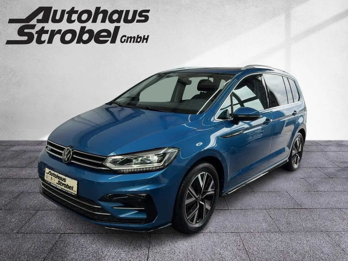 Volkswagen Touran 1.5 TSI DSG Highline R-Line 7-Sitze AHK A Blau - 2