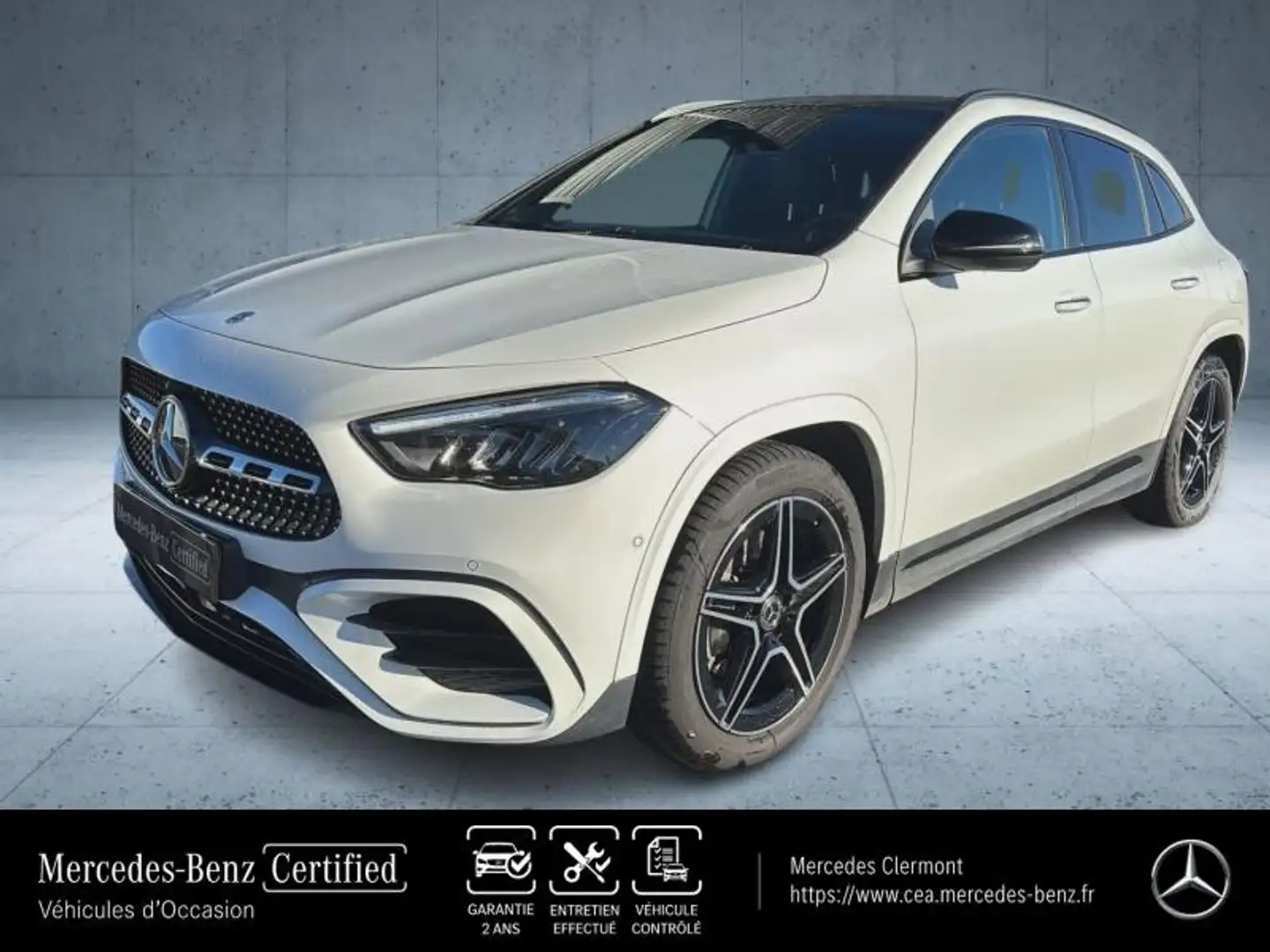 Mercedes-Benz GLA 200 200 d 150ch AMG Line 8G-DCT Blanc - 1