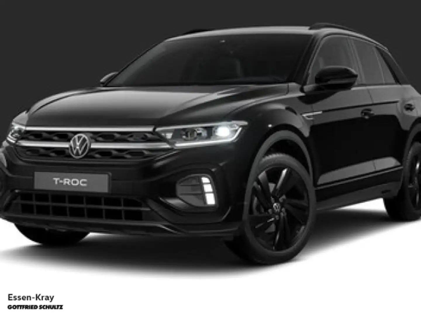 Volkswagen T-Roc R-Line 1.0 l TSI OPF 85 kW (116 PS) Designpaket Bl Noir - 1
