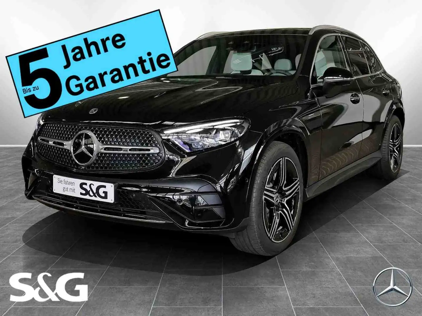 Mercedes-Benz GLC 300 4M AMG 360°+DIG-LED+Pano+AHK+Distronic Schwarz - 1