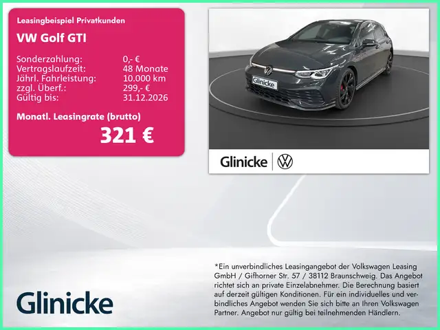 Volkswagen Golf GTI Golf VIII GTI Clubsport LED LM 18" PDC vo+hi App