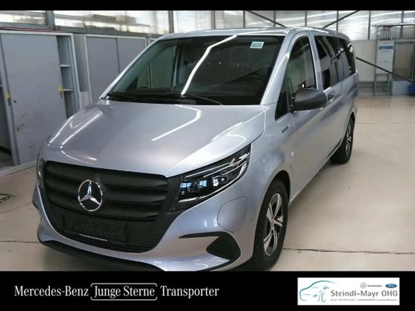 Mercedes-Benz eVito e 129 Tourer PRO Lang LED Klima DAB Distr Silber - 1