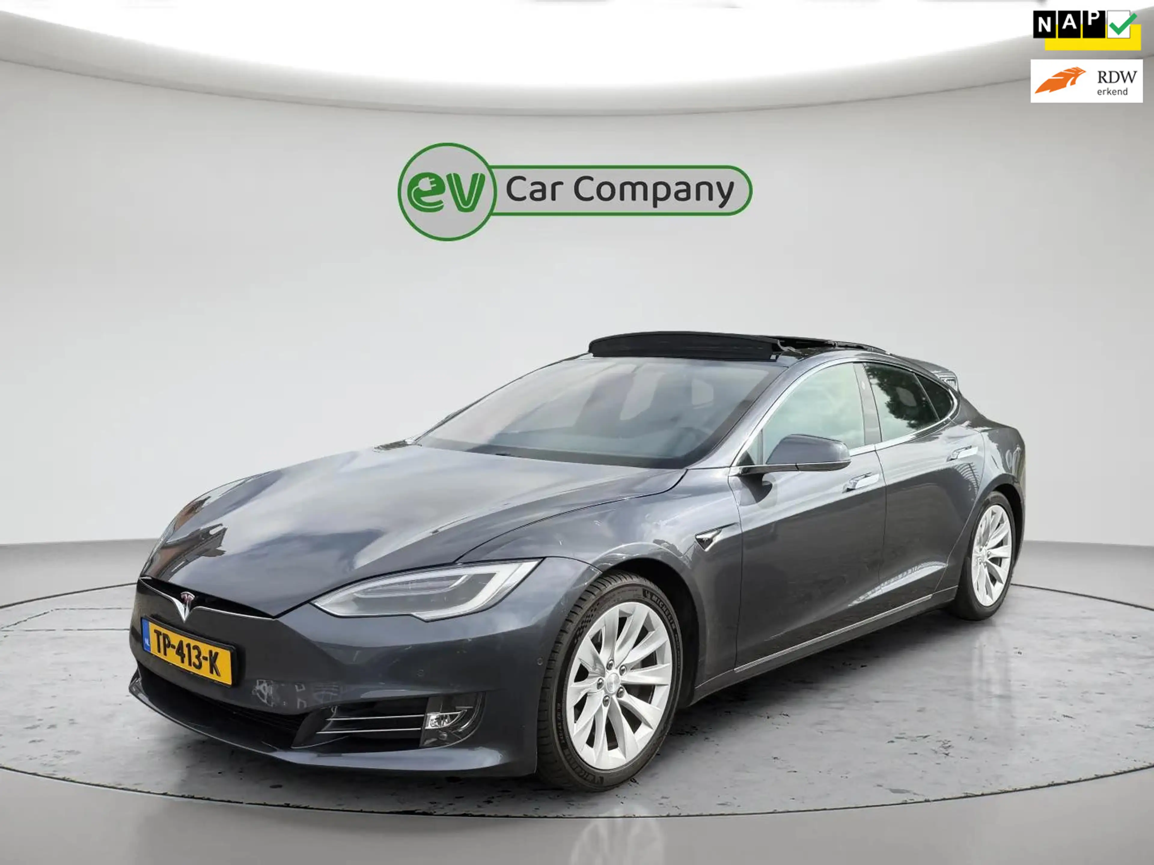 Tesla Model S 75D Base | SOH ..% | Panoramadak | Luchtvering | A