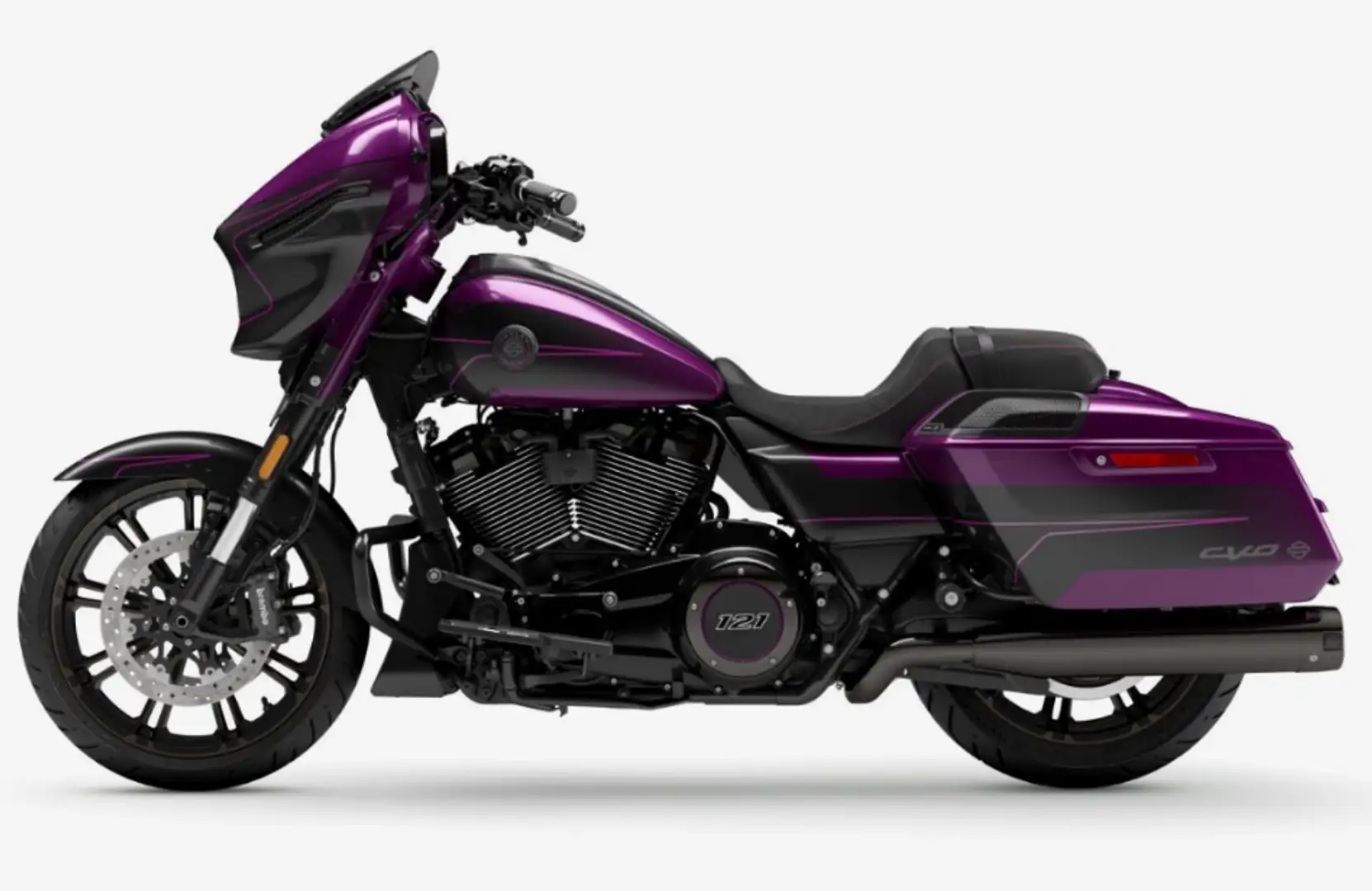 Harley-Davidson Tour Glide STREET CVO Paars - 2