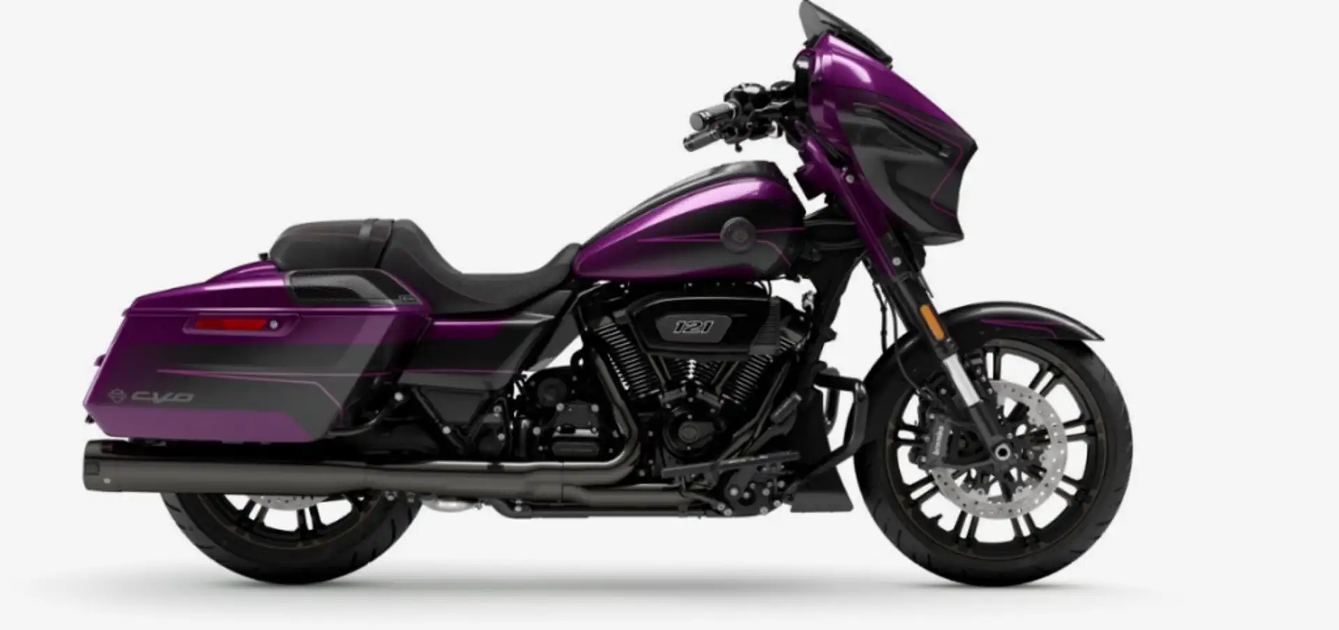 Harley-Davidson Tour Glide STREET CVO Paars - 1