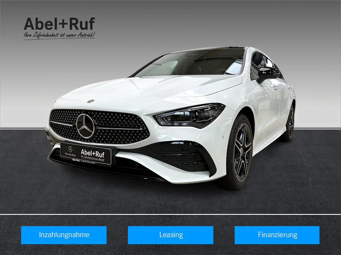Mercedes-Benz CLA 250 e SB AMG+DISTR+MULTI+NIGHT+Pano+LRH+360° Blanc - 1