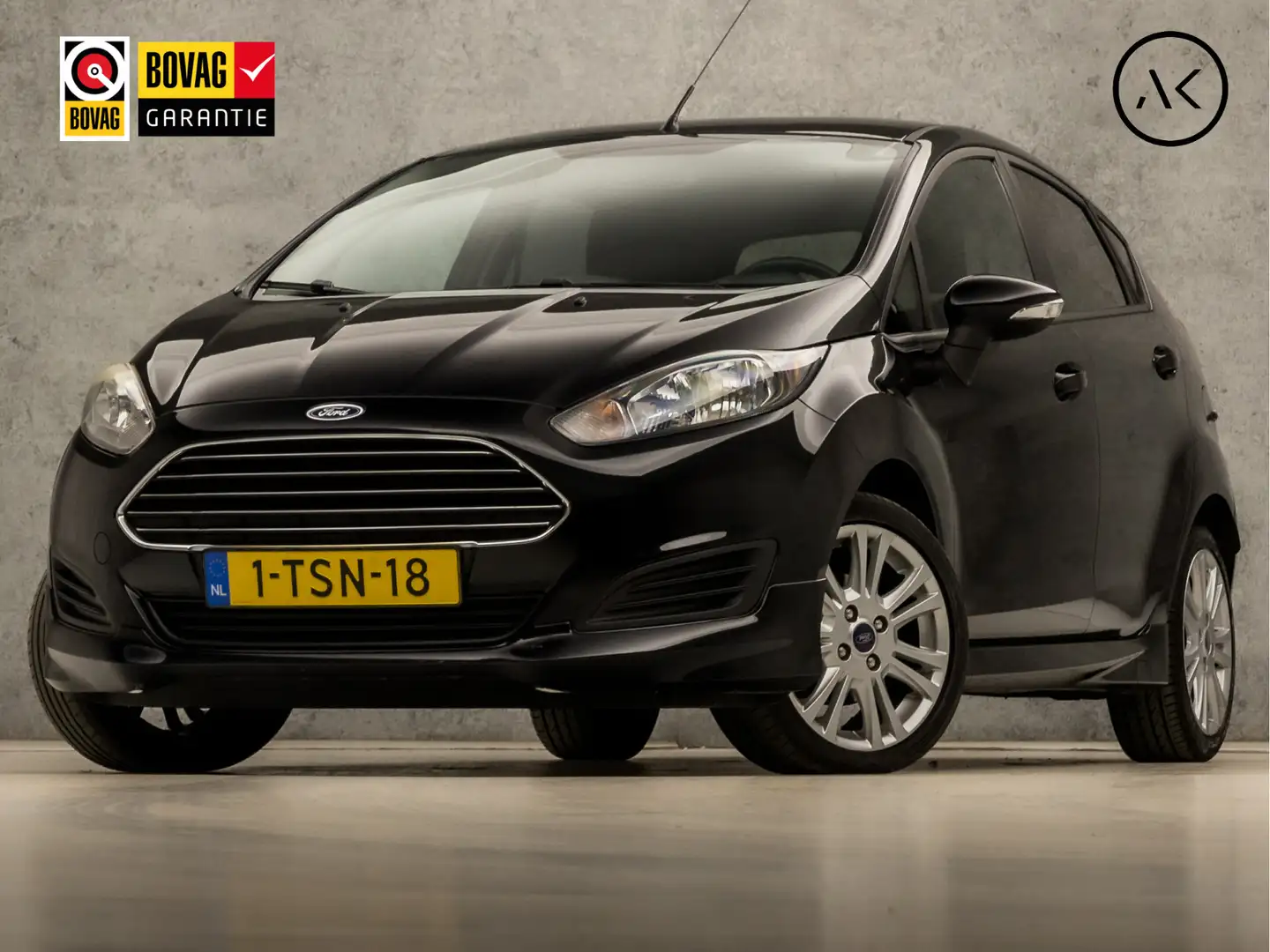 Ford Fiesta 1.0 EcoBoost Hot Hatch (NAVIGATIE, BLUETOOTH, SPOR Zwart - 1
