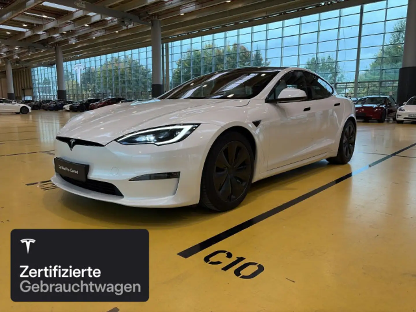 Tesla Model S Allradantrieb Blanc - 1