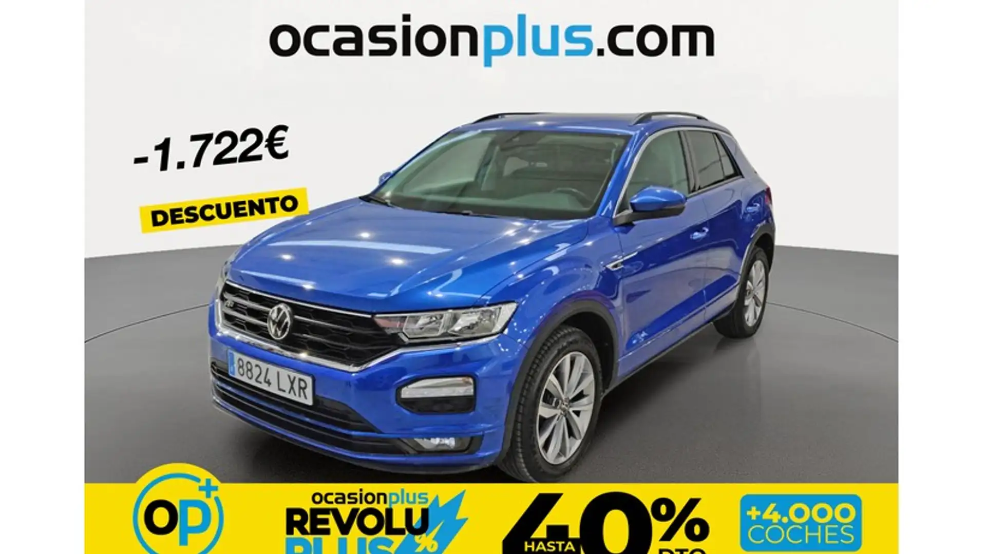Volkswagen T-Roc 1.0 TSI Advance R-line 81kW Blau - 1