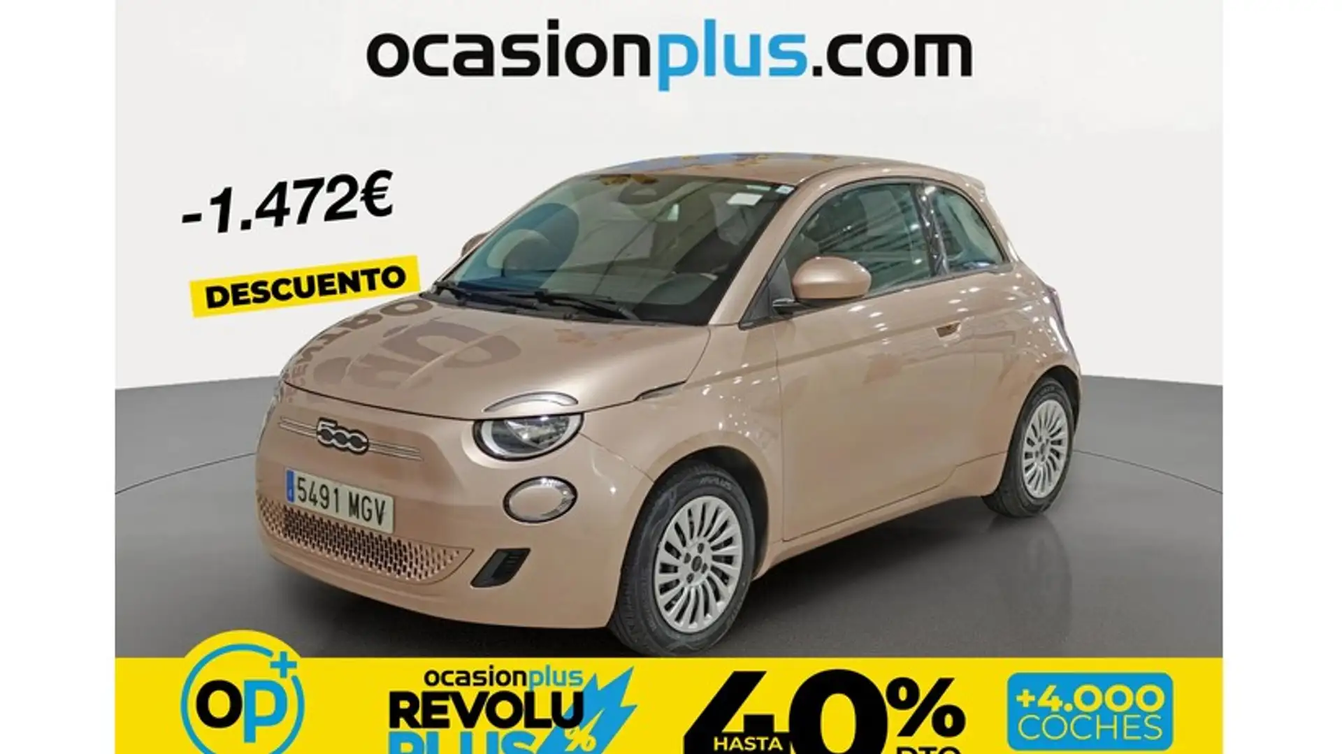 Fiat 500e Monotrim 87KW Burdeos - 1