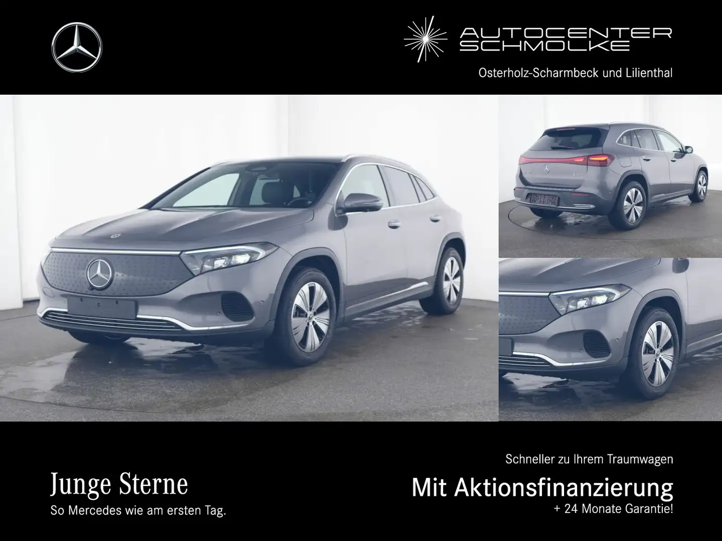 Mercedes-Benz EQA 300 EQA 300 4M Advanced+ AHK*360°*WINTER-P.*MBUX*etc Grijs - 1