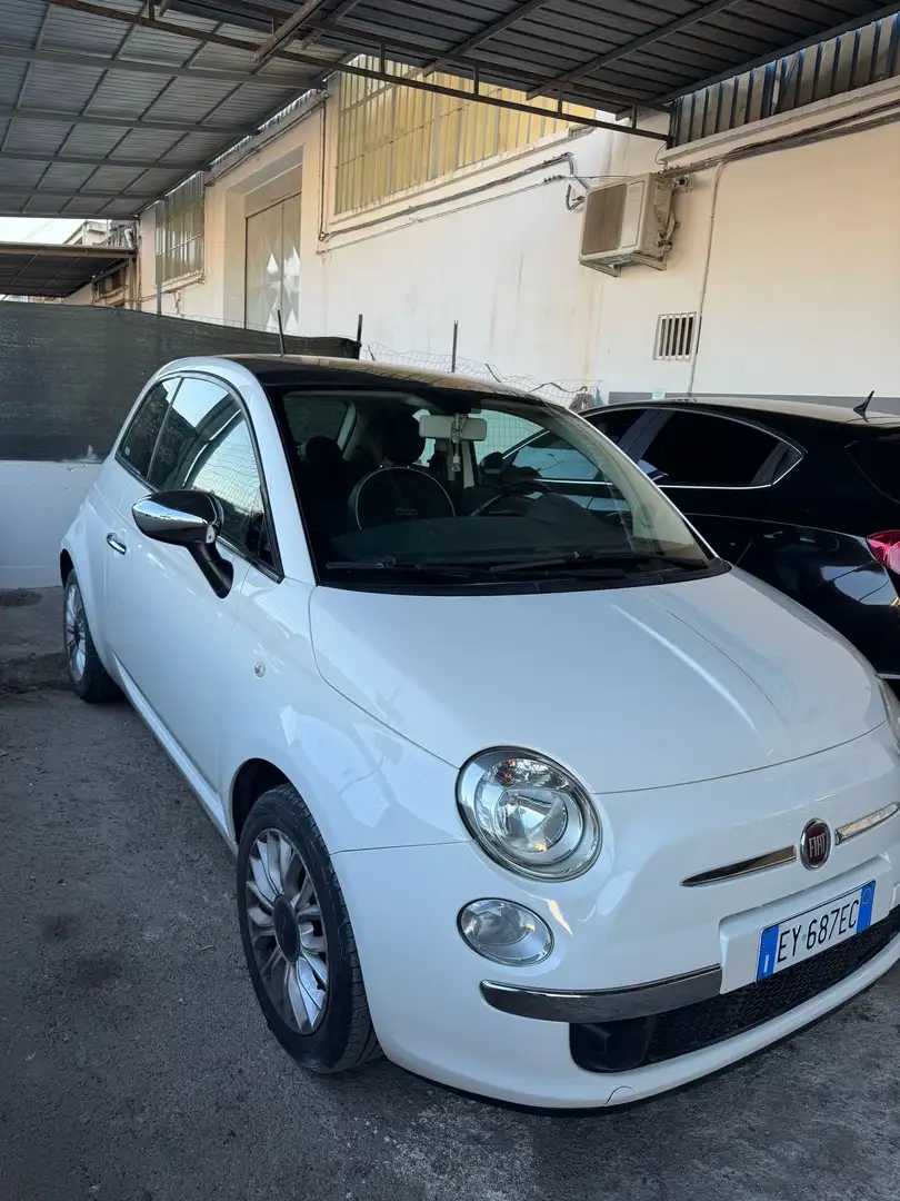 Fiat 500 500 1.2 GPL Lounge 69cv my14 Blanc - 1