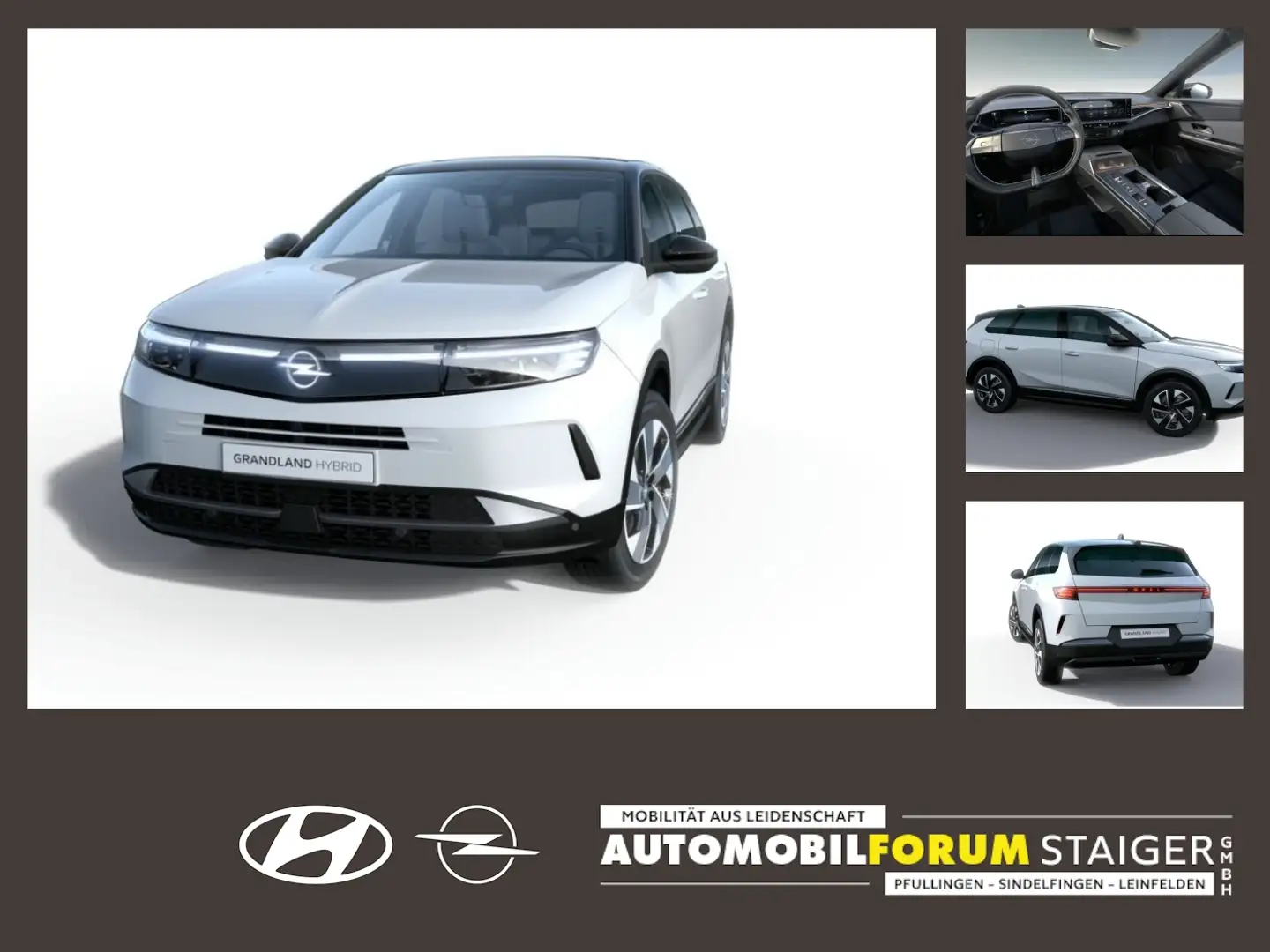 Opel Grandland GS MHEV Weiß - 1
