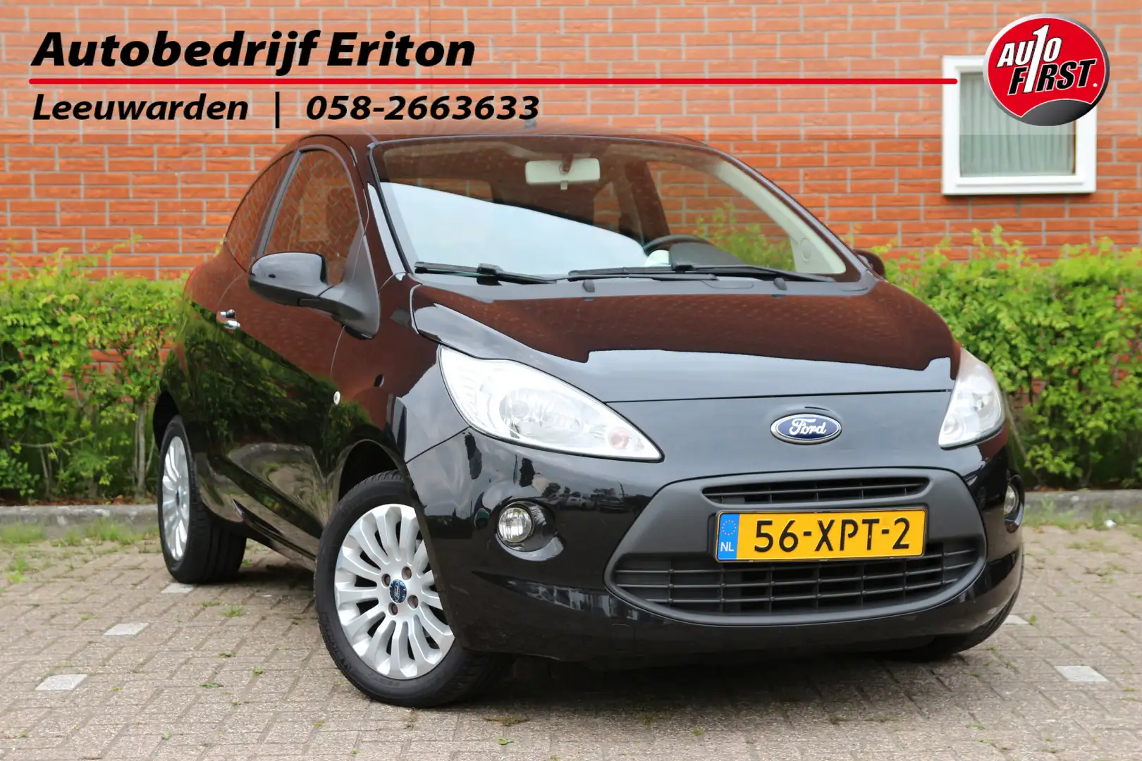 Ford Ka/Ka+ 1.2 69pk Titanium X start/stop | NL-auto | Airco | Noir - 1