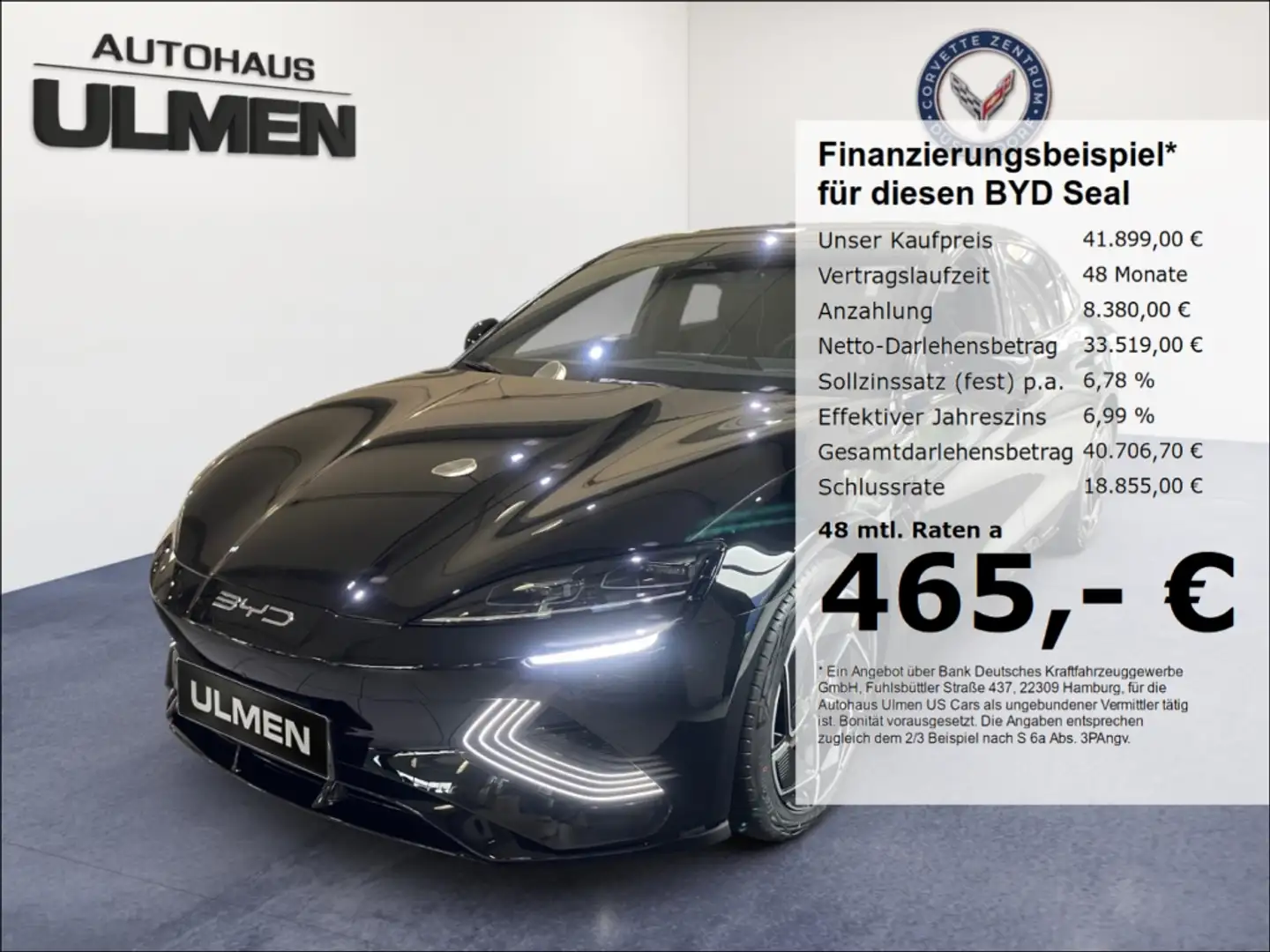 BYD Seal Design Pano Navi 360°Cam Soundsystem Voll Nero - 1