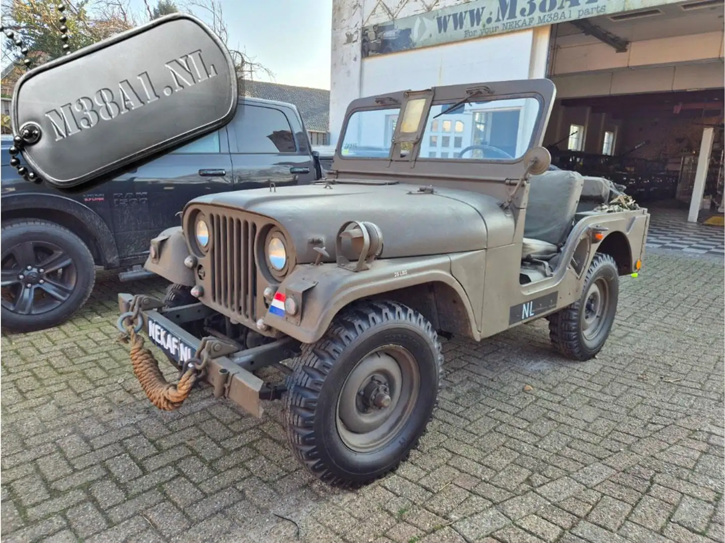 Jeep Willys Voormalig TLV met bankje 1956 Verde - 2