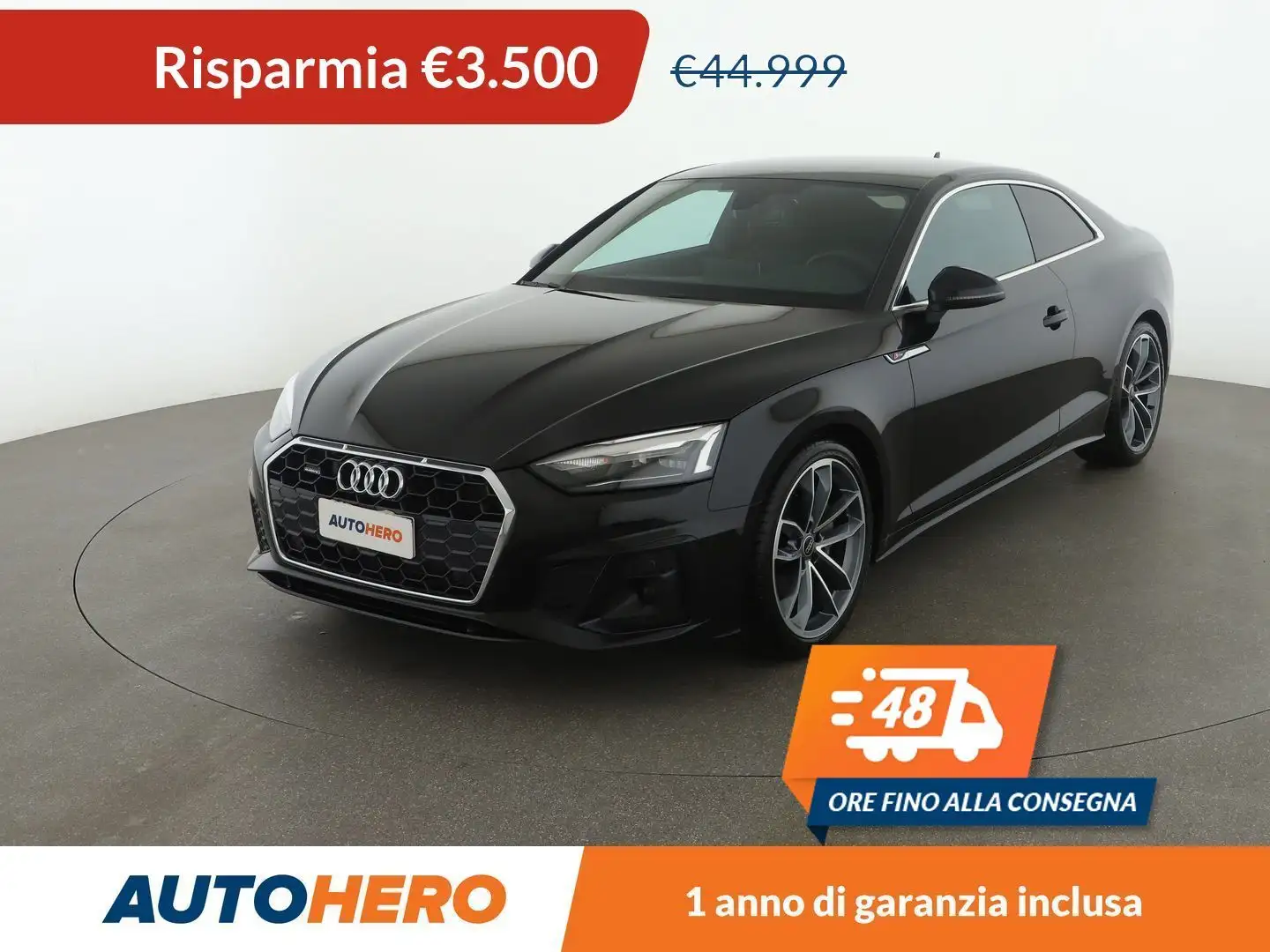 Audi A5 40 TDI S line edition S tronic quattro MHEV Noir - 1