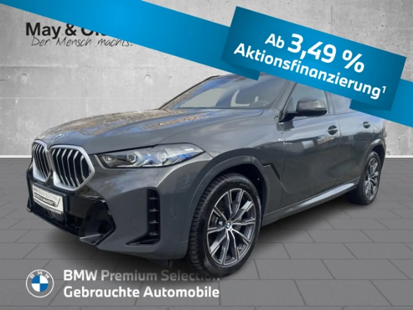 BMW X6 XDRIVE30D M SPORT HUD StandHZG AHK Pano Massage Grau - 1