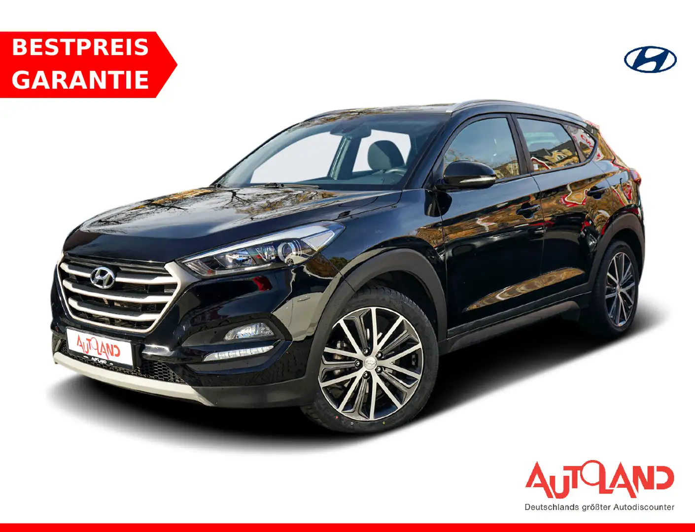 Hyundai TUCSON 1.6 GDi Passion Navi Sitzheizung Tempomat Noir - 1