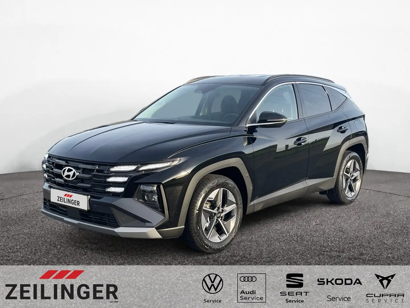 Hyundai TUCSON Tucson Style T-GDI DCT|KAMERA|NAVI|WINTERPAKET Schwarz - 1