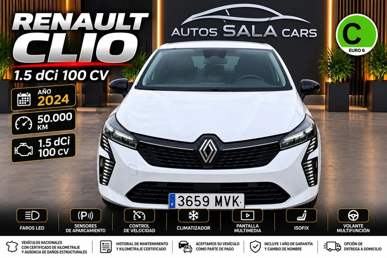 Renault Clio Evolution dCi 100 (74kw) Blanco - 2