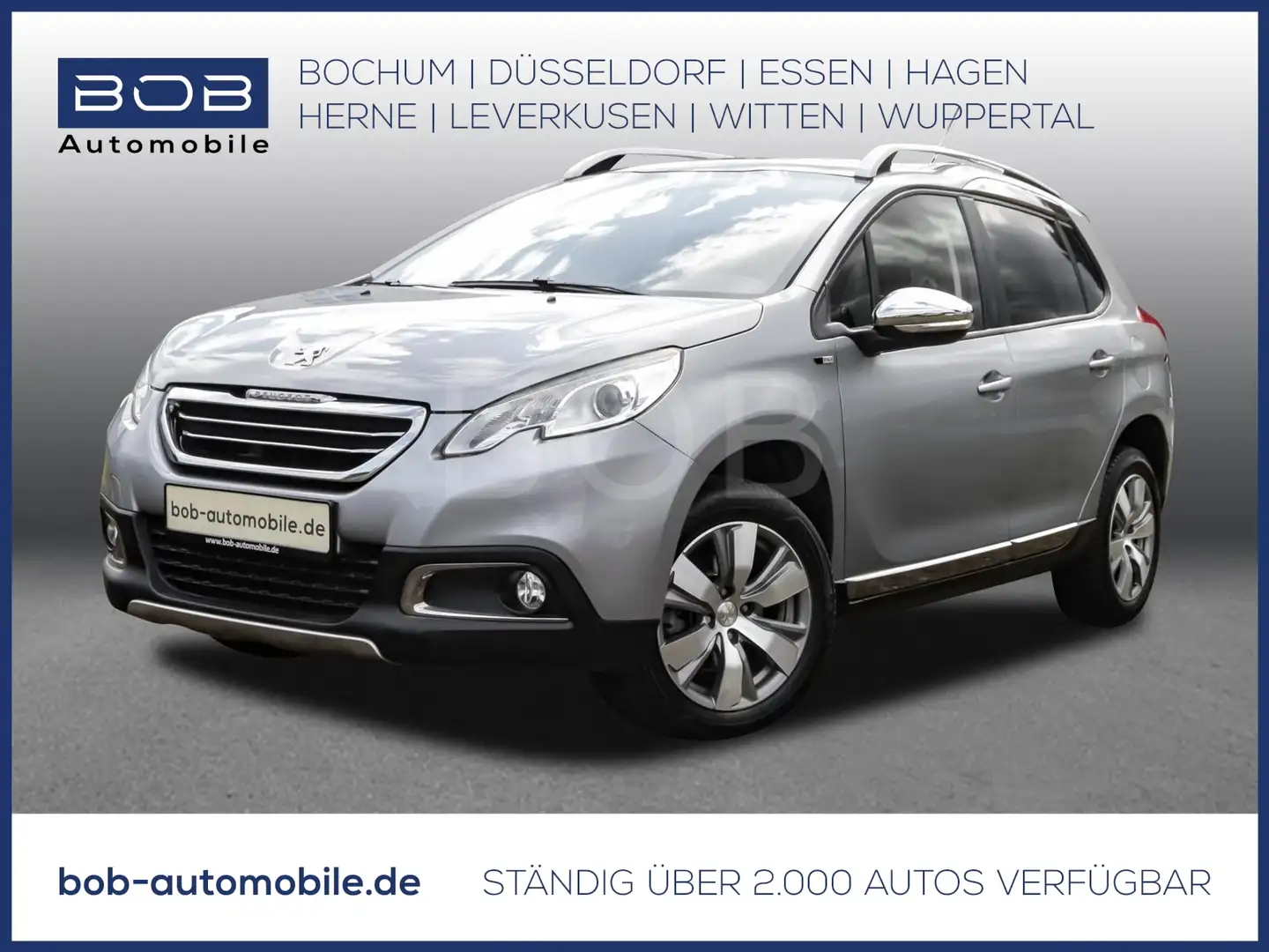 Peugeot 2008 1.2 PureTech 110 Style SHZ PDC KLIMA PANO Grau - 1