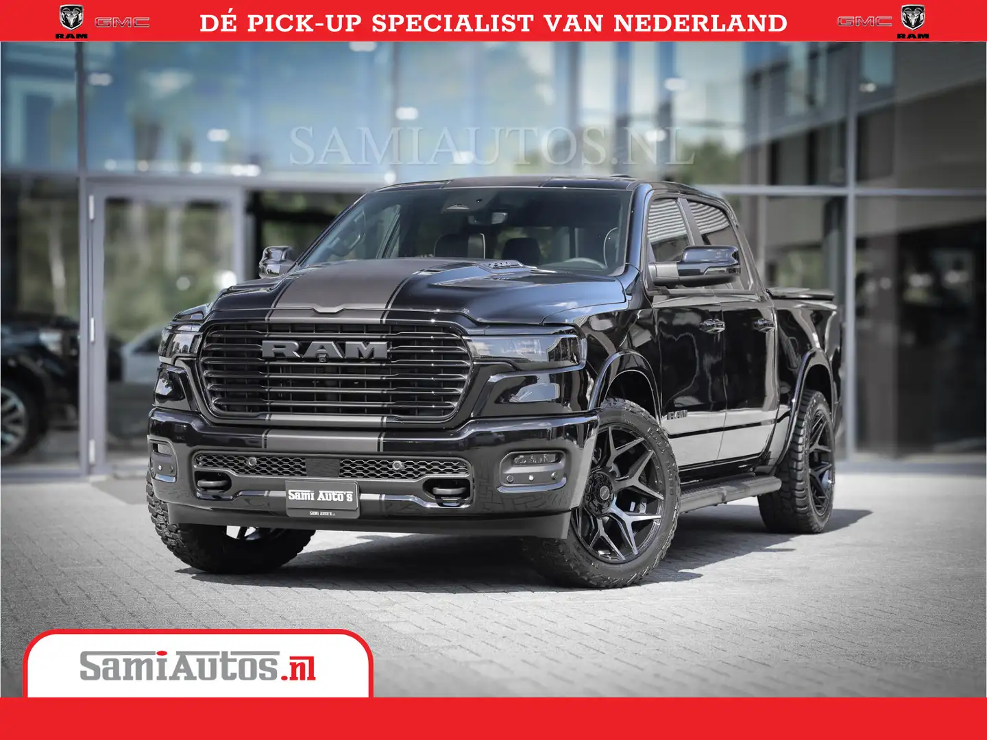 Dodge RAM 1500 Laramie Night | Face Lift | 420Pk 636 Nn | Ex Zwart - 1
