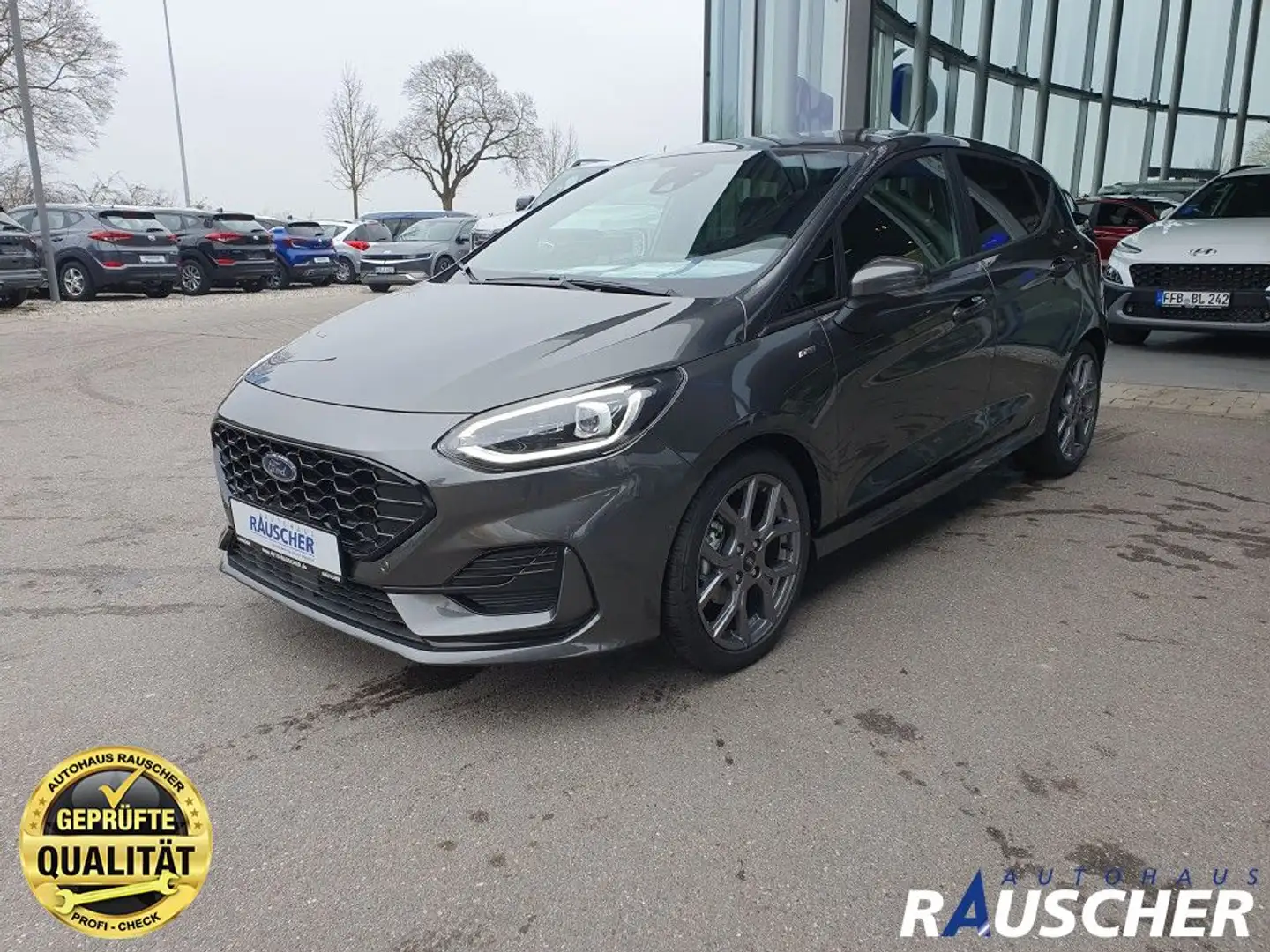 Ford Fiesta 1.0 EcoBoost Hybrid S&S Aut. ST-LINE Gris - 1