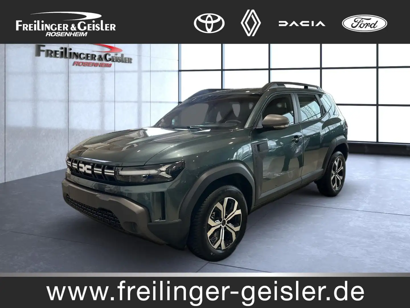 Dacia Duster TCe 130 Expression 4x4 UPE 28200!!! Klima Grün - 1