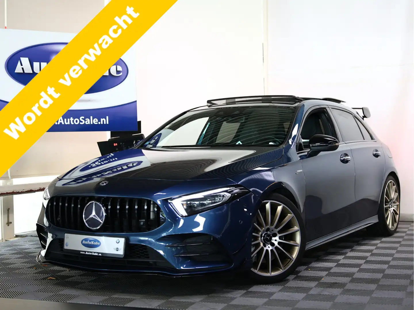 Mercedes-Benz A 35 AMG 4MATIC Premium BURMESTER PANO KUIPST ''19 Mavi - 1