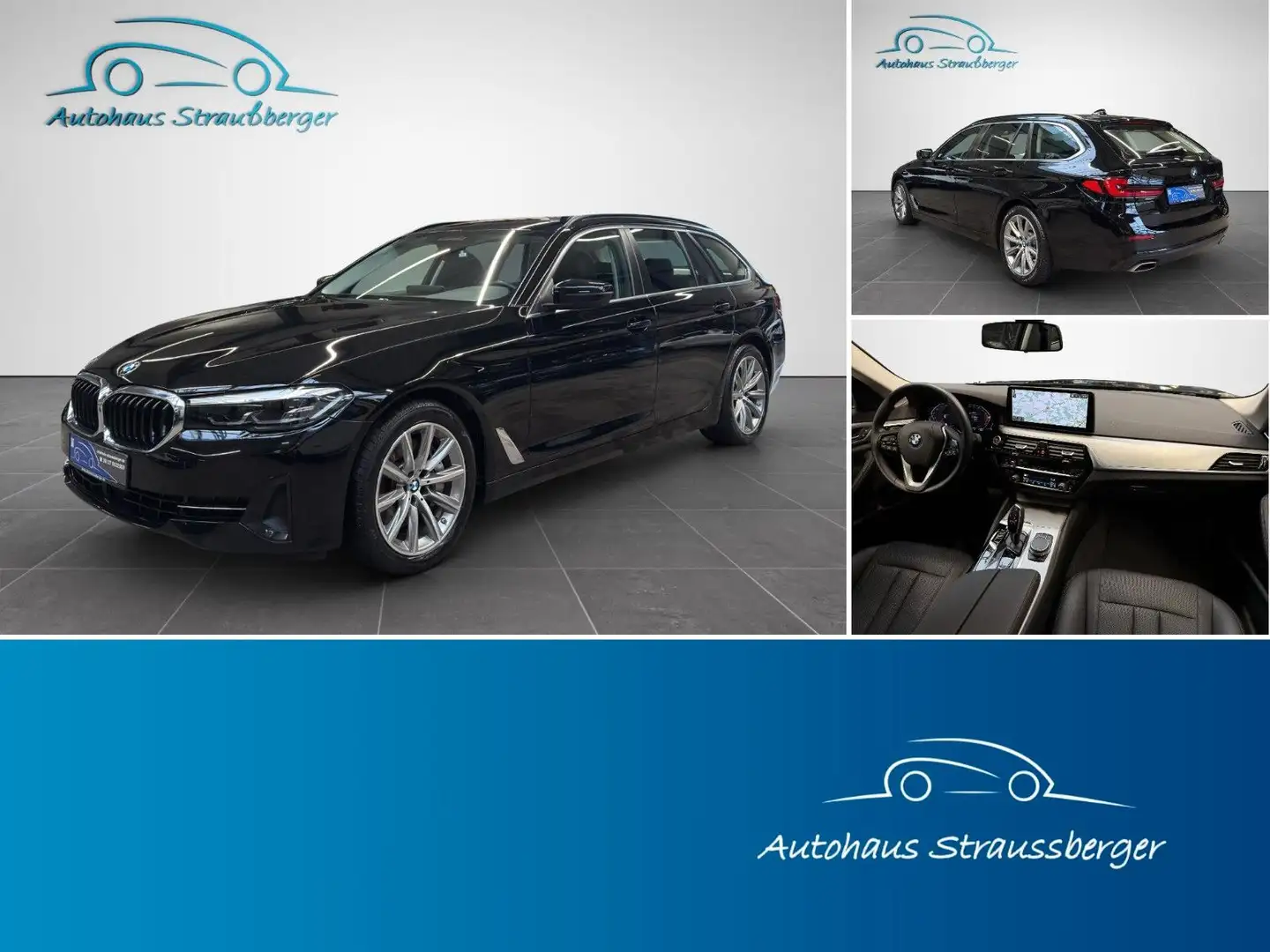 BMW 530 xd Touring ACC 4ZK AHK 360° HiFi QI WLAN Zwart - 1