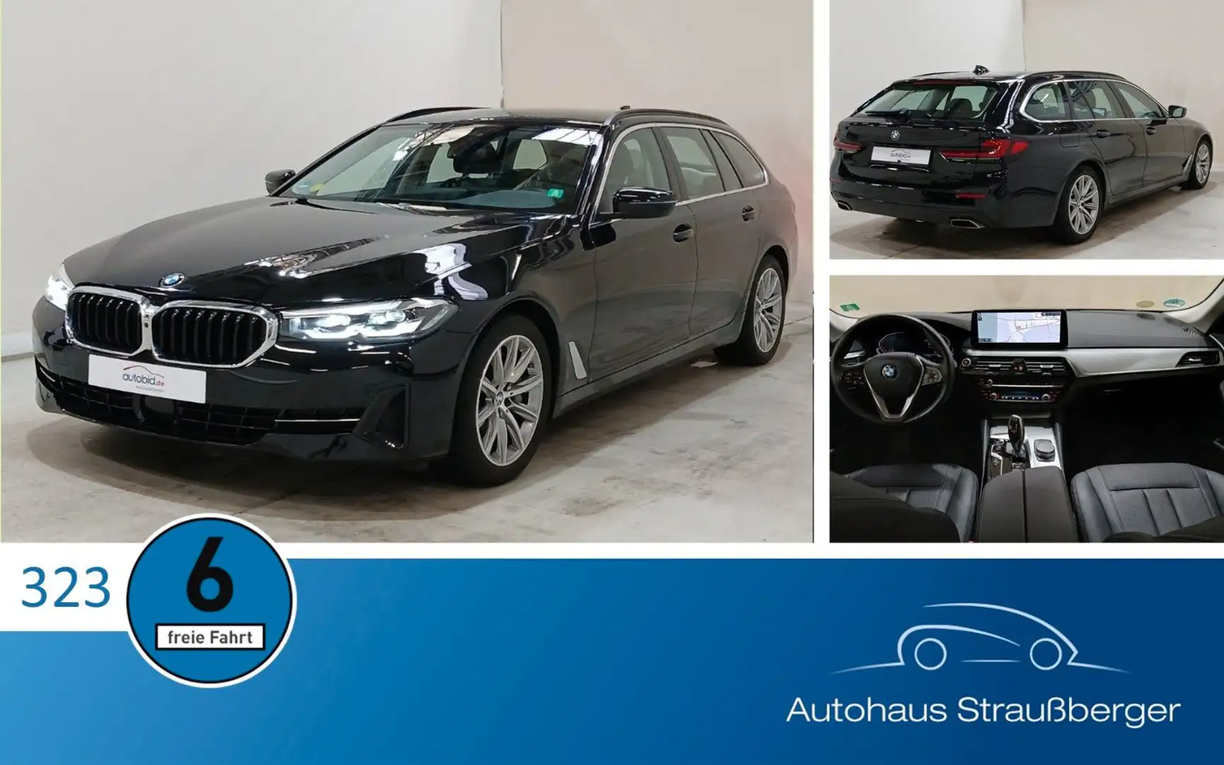 BMW 530 xd Touring ACC 4ZK AHK 360° HiFi QI WLAN Noir - 1