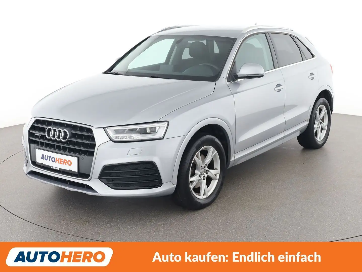 Audi Q3 2.0 TDI quattro Sport Silber - 1