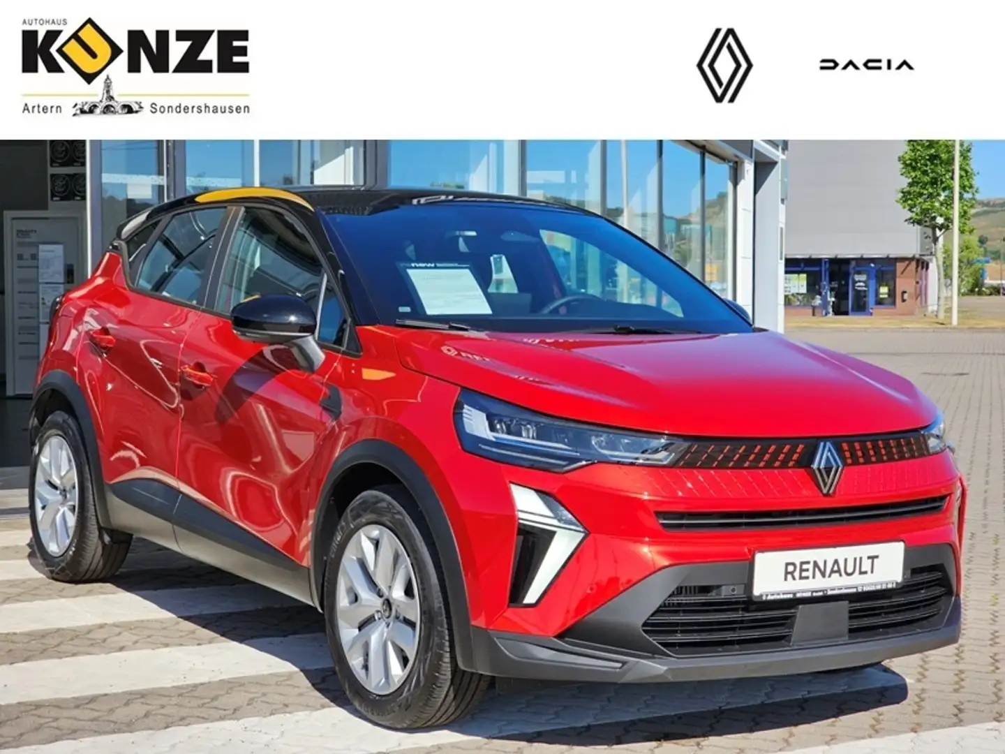Renault Captur Evolution Mild Hybrid 160 EDC *SHZ/RFK* Rot - 1